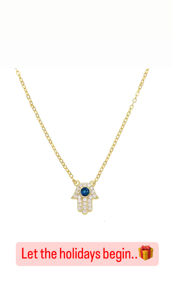 Mini Hamsa Necklace